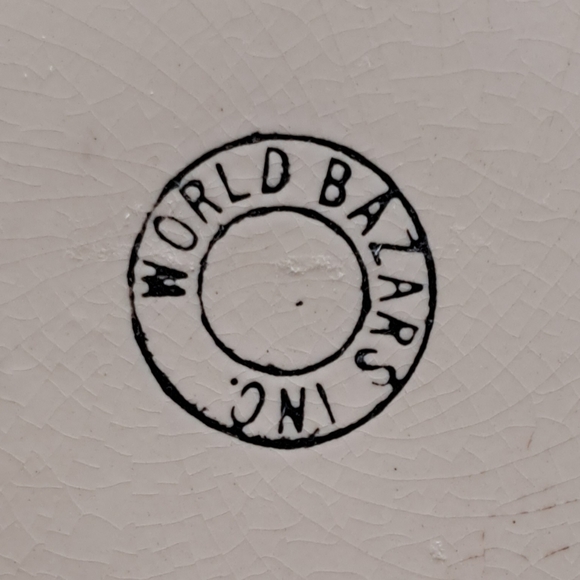 Set  Vintage Handpainted World Bazaars Ceramic EASTER LAMB Plate and Mug Spring - Picture 6 of 12